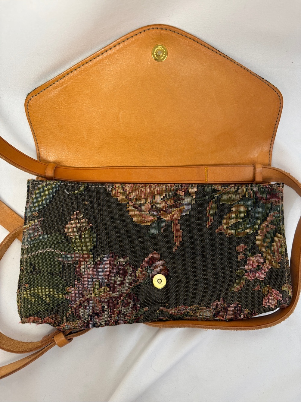 Vintage 1980s Ralph Lauren Tapestry Bag - Picture 4 of 6